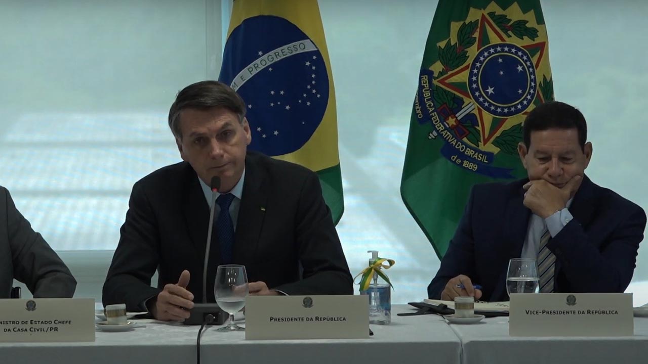 Não era uma reunião de trabalho presidencial