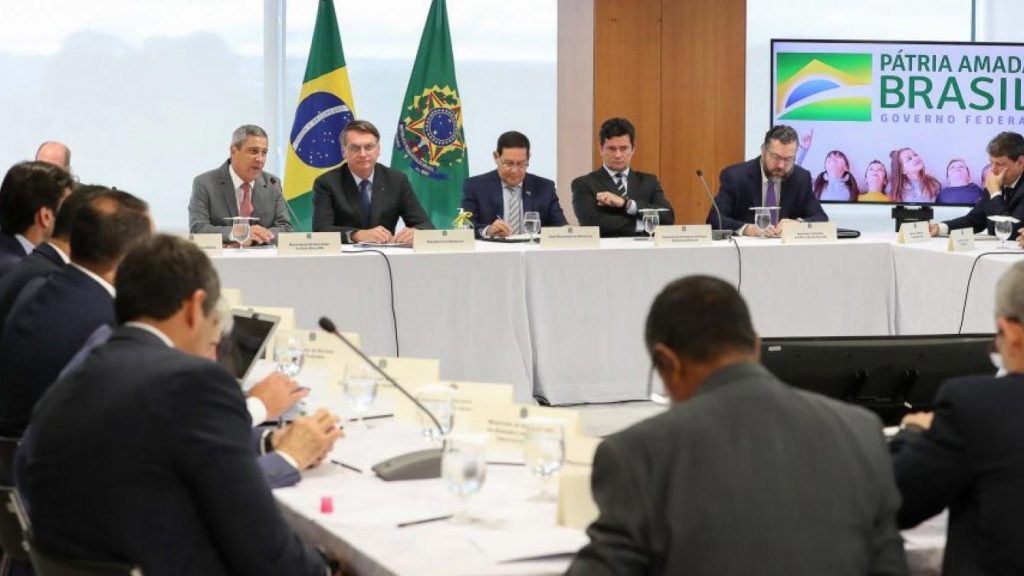 Conselho de Ministros: Bolsonaro e Guedes